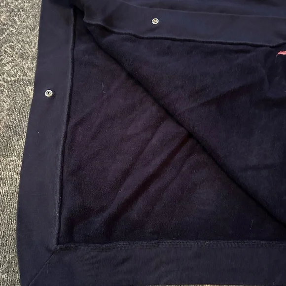 Ralph Lauren navy sweatshirt poncho - Picture 4 of 10